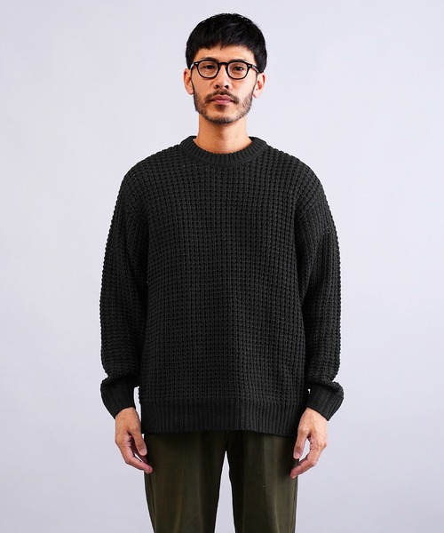 JIGGYS SHOP（ジギーズショップ） セーター ニット ビッグワッフル編み