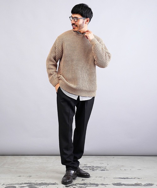 JIGGYS SHOP（ジギーズショップ） セーター ニット ビッグワッフル編み