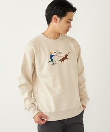 トレーナー スウェット SHIPS Colors:フェイクスエード (ポリエステル) エンブロイダリー スウェット メンズ｜ZOZOTOWN Yahoo!店