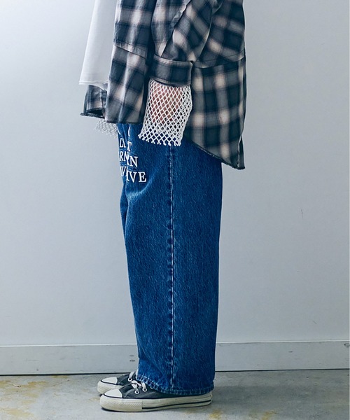 RNA（アールエヌエー） ワイドパンツ ジーンズ デニム デニムパンツ