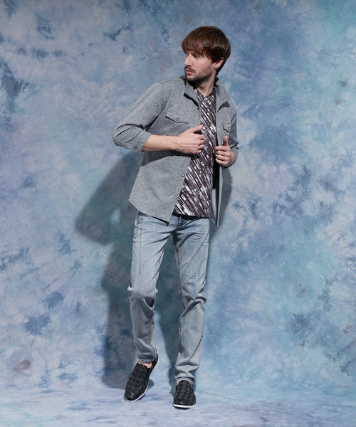 HIDEAWAYS NICOLE（ハイダウェイ ニコル） シャツ ダブルフェイス