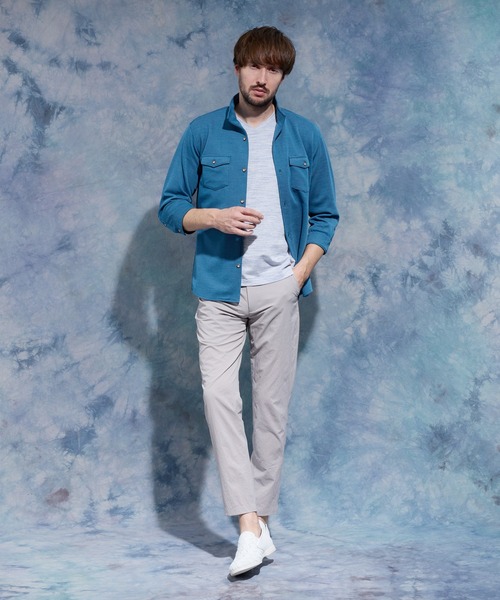 HIDEAWAYS NICOLE（ハイダウェイ ニコル） シャツ ダブルフェイス