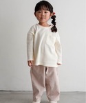 tシャツ 長袖 Tシャツ ワッフル キッズ 子...の詳細画像5