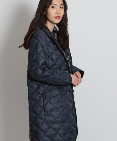 美品　ジムフレックス　最高峰ホワイトグース　フード付ロングダウンコート　ネイビー 美品 ジムフレックス 最高峰ホワイトグース フード付ロングダウン