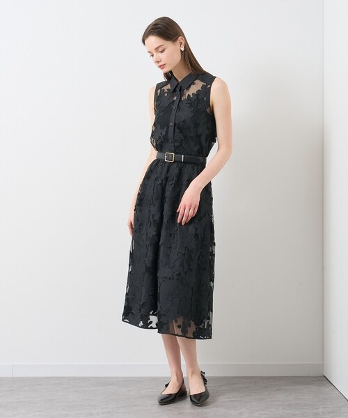 ANAYI（アナイ） ブラウス シャツ 「セットアップ対応商品」メッシュ 
