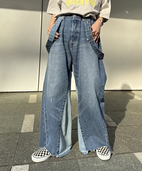 etsintä デニムONデニム etsinta（エシンタ） ジーンズ デニム デニムパンツ 「etsinta