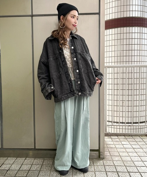 Green Parks デニムジャケット gジャン BIGシルエットGジャン