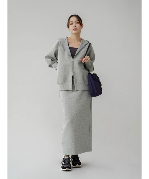 YORT コート アウター ダンボールダブルジップパーカー レディース