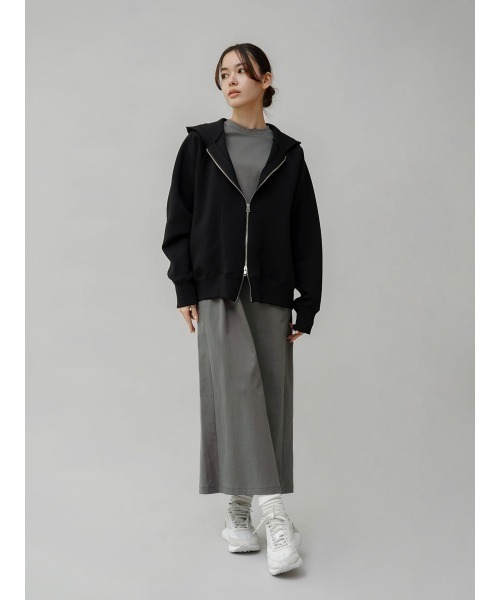 YORT コート アウター ダンボールダブルジップパーカー レディース