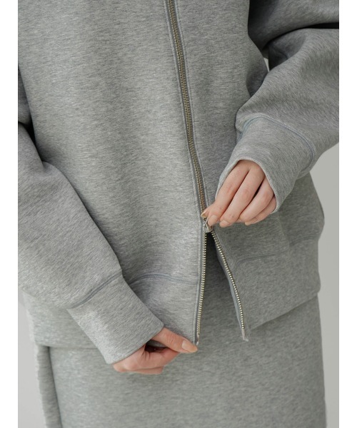 YORT コート アウター ダンボールダブルジップパーカー レディース