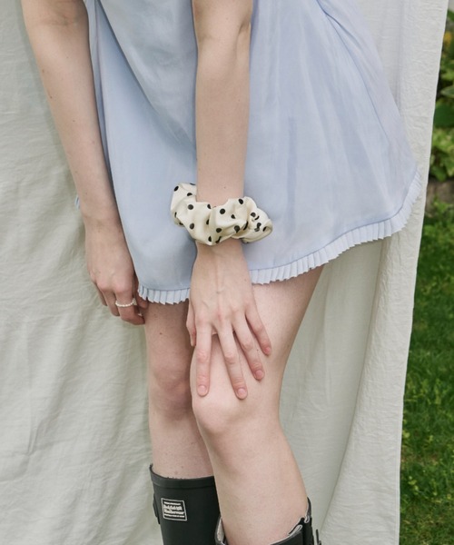 GIUNON シュシュ dot satin chouchou / ドットサテンシュシュ
