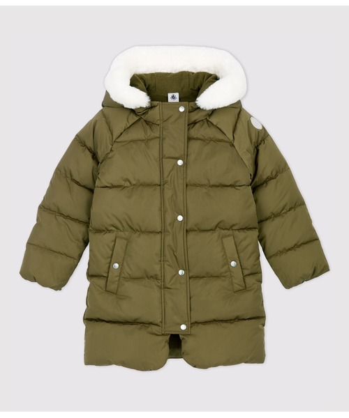 PETIT BATEAU（プチバトー） 「KIDS」コート 10YEAR グリーン キッズ