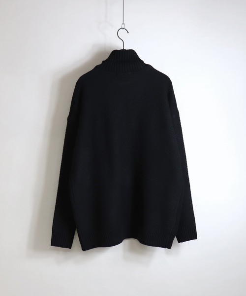 「Confirm」 タートルネックニット L ブラック メンズ_画像5