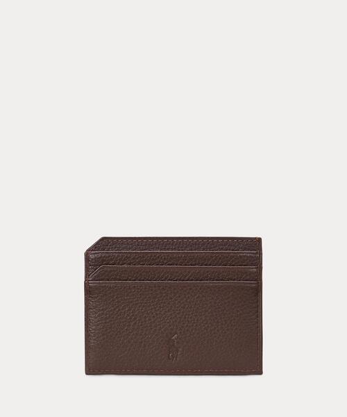 最終お値下げしました。美品Polo by Ralph Lauren カードケース POLO RALPH LAUREN カードケース ペブルド レザー カード ケース