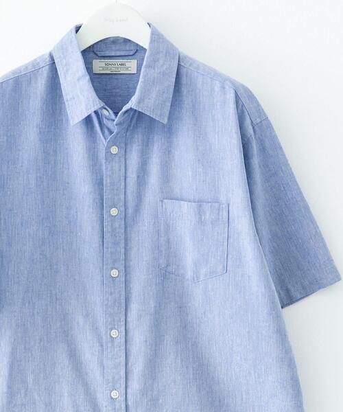 URBAN RESEARCH Sonny Label シャツ 「吸水速乾/接触冷感」リネン混