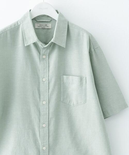 URBAN RESEARCH Sonny Label シャツ 「吸水速乾/接触冷感」リネン混