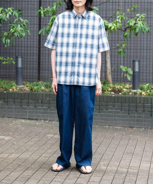 URBAN RESEARCH Sonny Label シャツ 「吸水速乾/接触冷感」リネン混