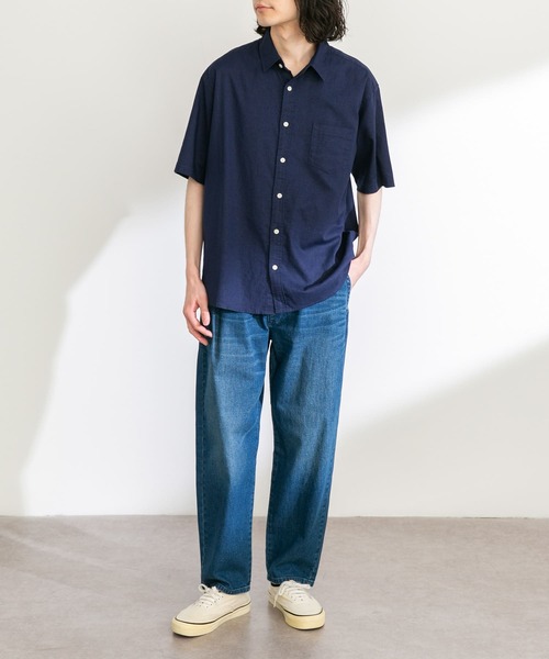 美品】lig. リグドット ハーフスリーブシャツ - メルカリ