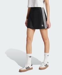 新品 アディダス セットアップ スリーストライプ ホワイト スカート 半袖 adidas スカート アディカラー スリーストライプス ミニスカート