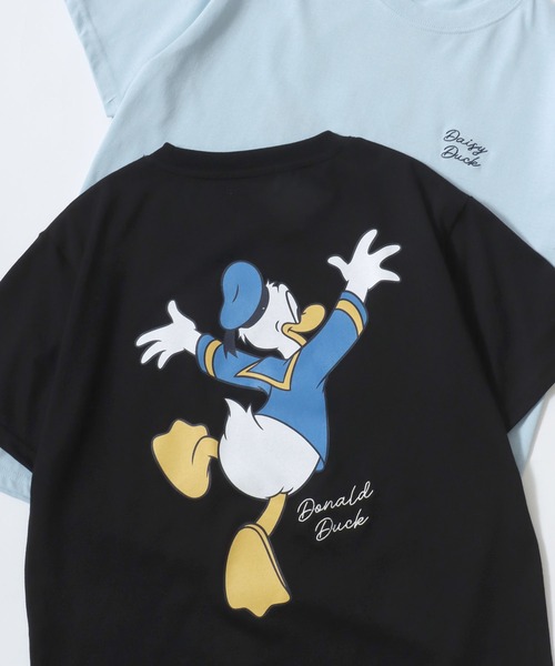 レア！D24東京ディズニーシー だけのブランド ミッキー ドナルド Tシャツ Disney tシャツ 2025SS Disney/ディズニー ミッキー/ミニー