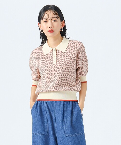 BEAMS - 美品　2022年モデル　beams レディース　ポロシャツ BEAMS WOMEN｜メッシュ ニット ポロシャツ | Rakuten Fashion