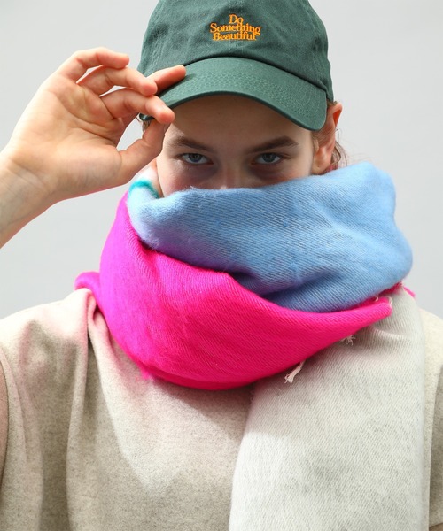 「Kelen」 ストール FREE オレンジ レディース_画像2