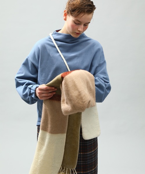 「Kelen」 ストール FREE オレンジ レディース_画像5