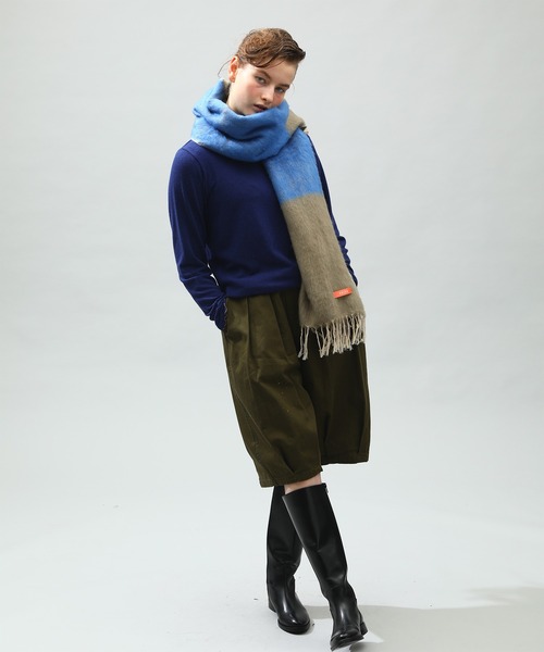 「Kelen」 ストール FREE オレンジ レディース_画像9