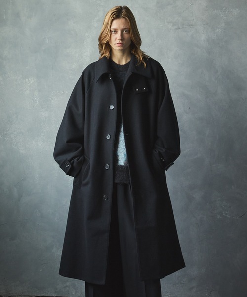 CIASENSE ステンカラーコート M ダークブラウン メンズ : ZOZOTOWN