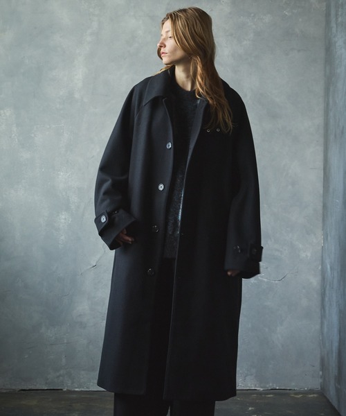 黒コートMです CIASENSE ステンカラーコート M ダークブラウン メンズ : ZOZOTOWN