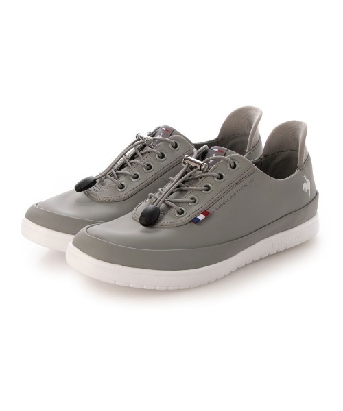 新品 le coq sportif レインシューズ グレー 24cm スニーカー le coq sportif（ルコックスポルティフ） ルコック 撥水 防水