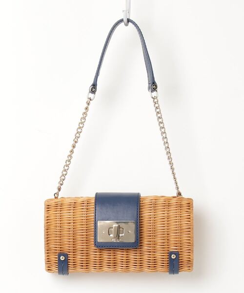 ケイトスペード　カゴバッグ　オレンジ kate spade NEW YORK 「kate new york」 かごバッグ - オレンジ