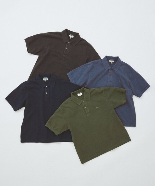 LACOSTE ポロシャツ / ラコステ 別注 ピグメント ダイ ヘビー
