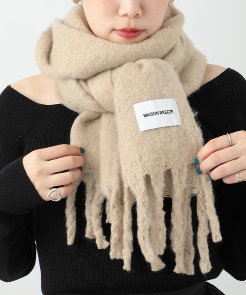 SETUP7（セットアップセブン） マフラー FREE ベージュ レディース