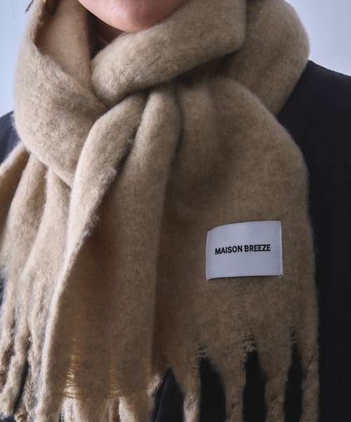 「SETUP7」 マフラー FREE ベージュ レディース_画像9