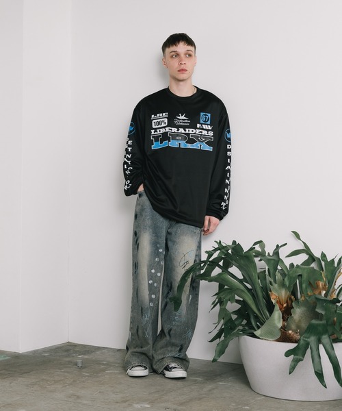 Liberaiders tシャツ Liberaiders/リベレイダース LR RACING L/S