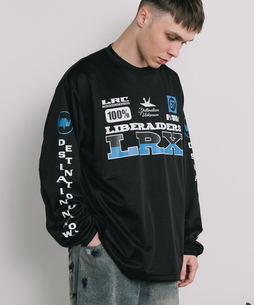 Liberaiders tシャツ Liberaiders/リベレイダース LR RACING L/S