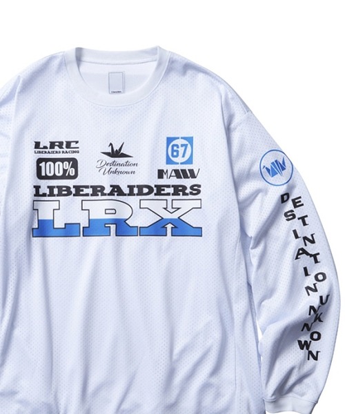 新品未使用 Liberaiders : LR RACING L/S TEE Liberaiders tシャツ Liberaiders/リベレイダース LR RACING L/S