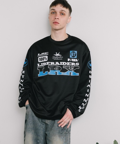 Liberaiders リベレイダース　tシャツ　Lサイズ Liberaiders（リベレイダース） tシャツ LR RACING L/S TEE ロンT