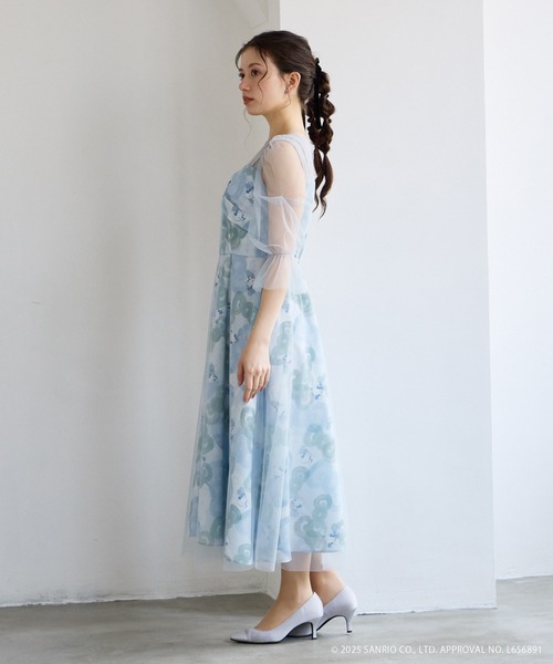 ハローキティリボンドレスSセット AIMER（エメ） パーティードレス ドレス 「ハローキティ」リボン