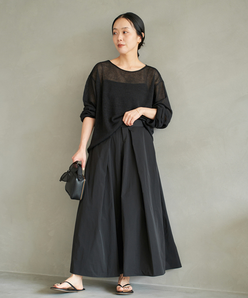 Plage Memory Taffeta スカート　ブラック　フレアスカート plage スカート Memory Taffeta Tack : ZOZOTOWN Yahoo!店