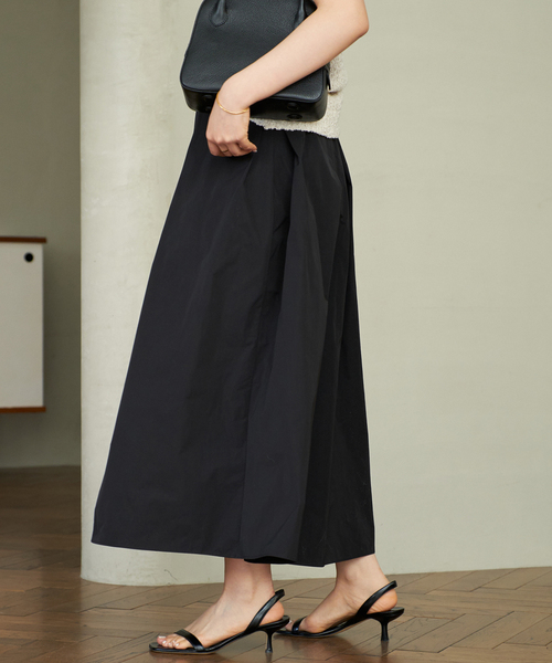 plage スカート plage スカート Memory Taffeta Tack : ZOZOTOWN Yahoo!店