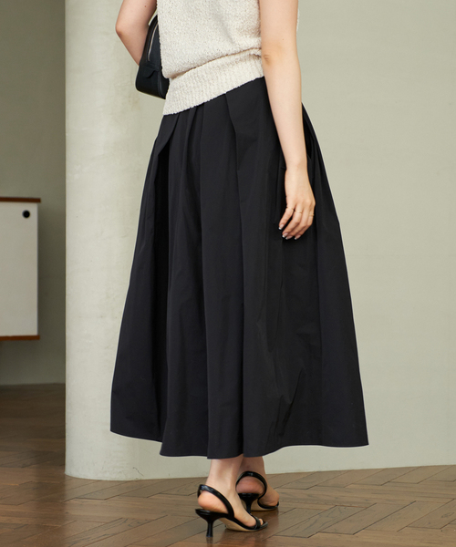 Plage Memory Taffeta スカート Memory Taffeta Tack スカート（その他スカート）｜Plage