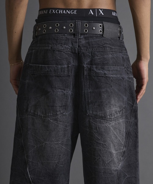 ANDER HUNK ジーンズ Crack Design Curve Denim / クラック