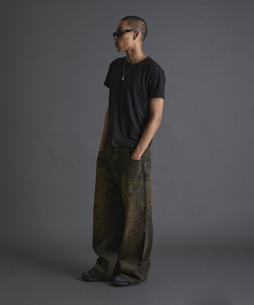 ANDER HUNK ジーンズ Crack Design Curve Denim / クラック