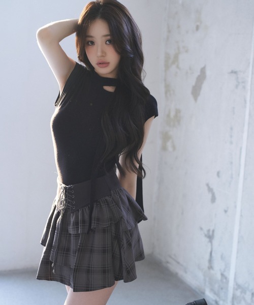 VEILA tシャツ 長めリボンカットソーTシャツ レディース : ZOZOTOWN