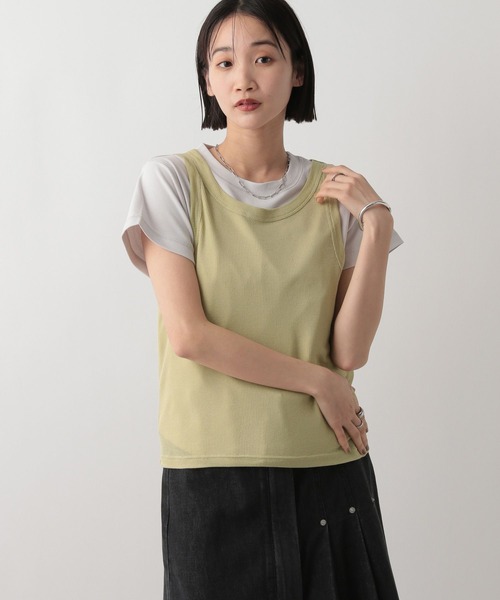 LOWRYS FARM（ローリーズファーム） tシャツ タンクレイヤードSETT