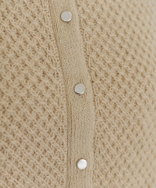 「TINA:JOJUN」 ニットカーディガン M グリーン レディース_画像7