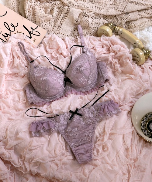 Absorle（アブソール） ブラジャー ショーツセット コケティッシュ