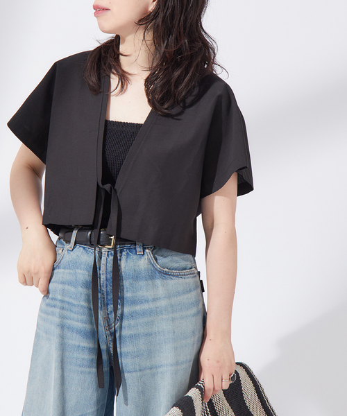 ブラウス シャツ 「TheLoom/ザ ルーム」DOLMAN SLEEVE VEST：ブラウス レディース